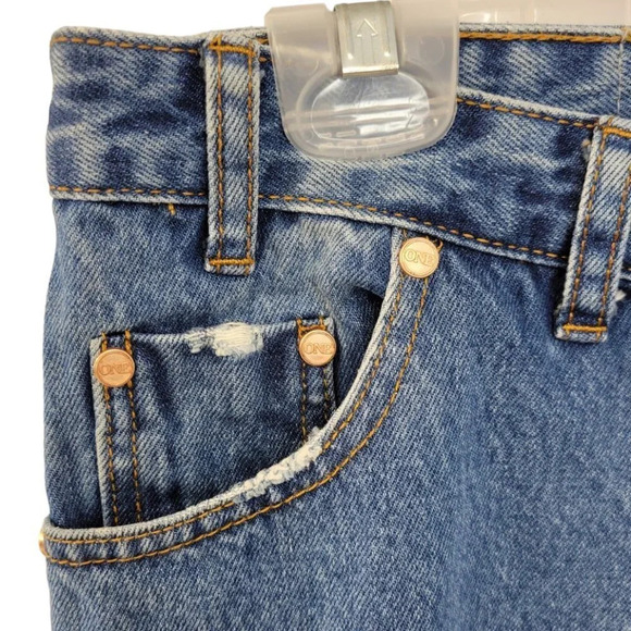 One Teaspoon Freebirds Low Waist Rigid Skinny Leg Extreme Distressing Size 28 - Picture 5 of 10